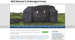 Desktop Screenshot of mull-historical-society.co.uk